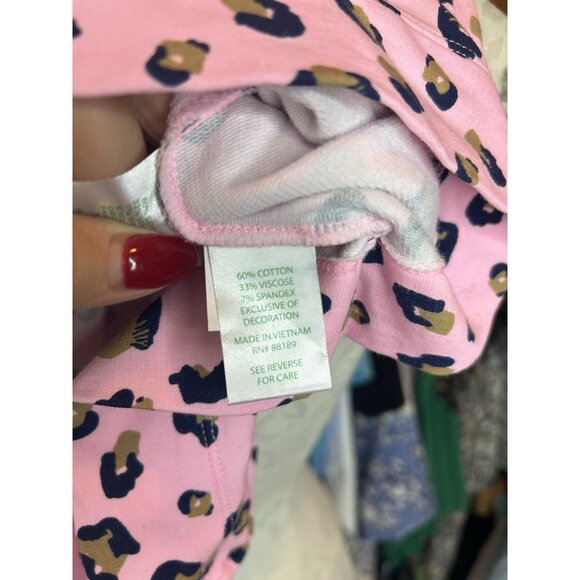 Lilly Pulitzer Beline Dress XXS in Pink Blossom Seeing Spots Long Sleeve Mini - Picture 10 of 11